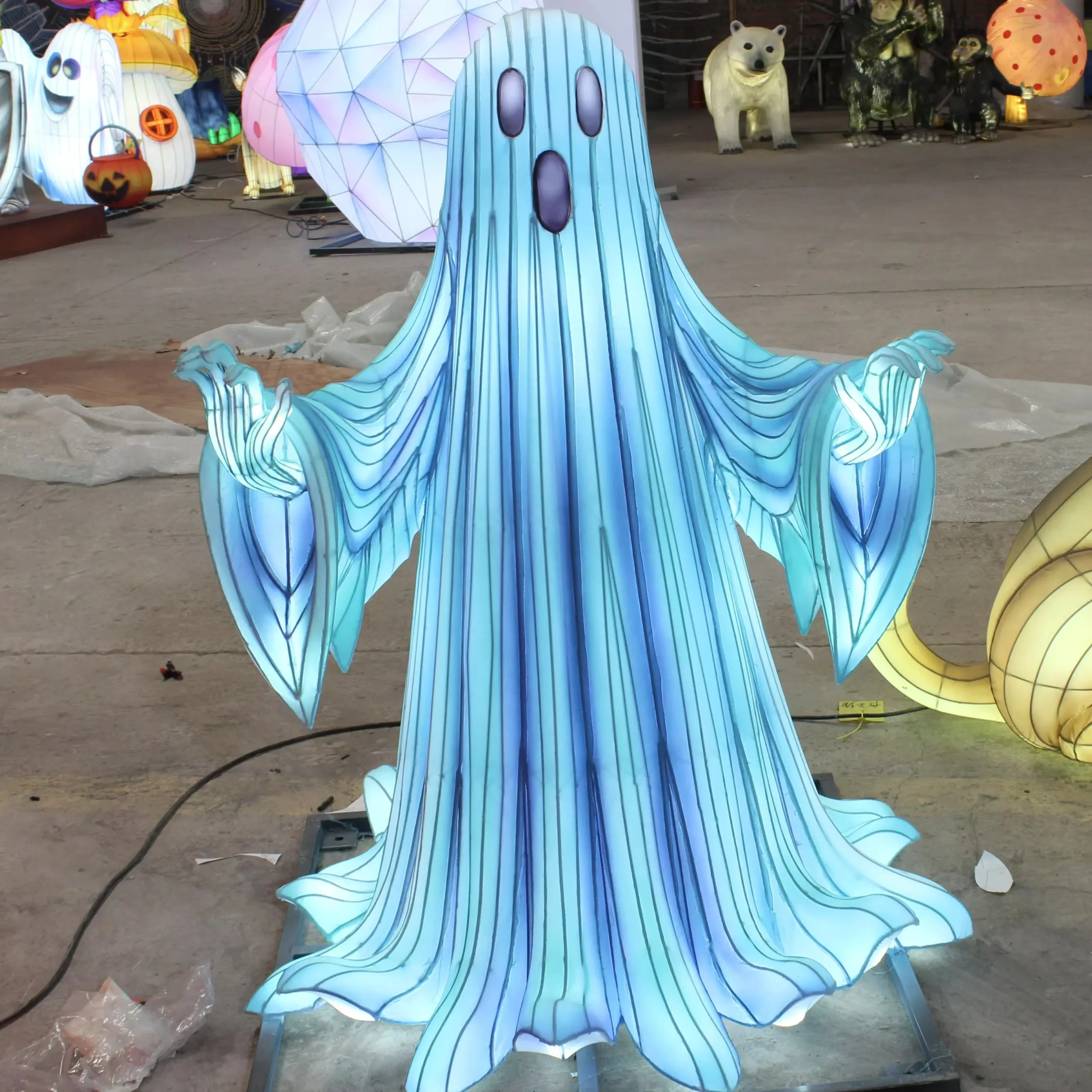 halloween ghost lanterns