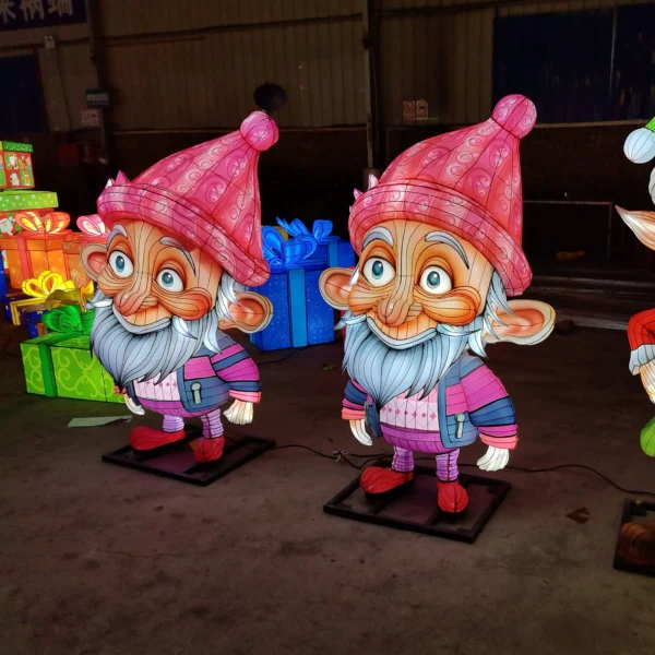 storybook themed custom lantern display