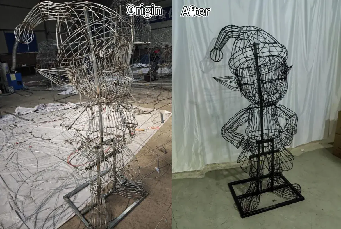 Anti-rust treatment for customized outdoor lantern